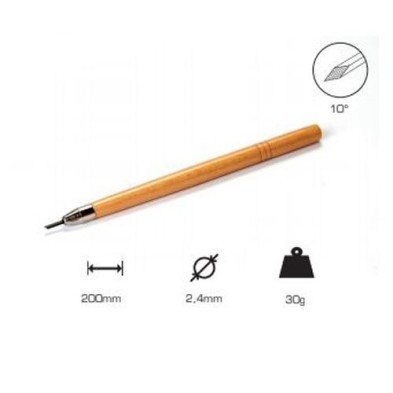 Buril Losange 2.4 mm., 10., Mango largo