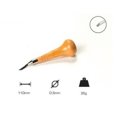 Echoppe Semi-redonda Artools, mango champiñon