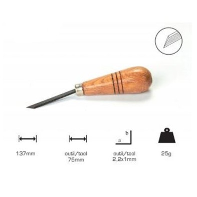 Onglette Artools con mango champiñon