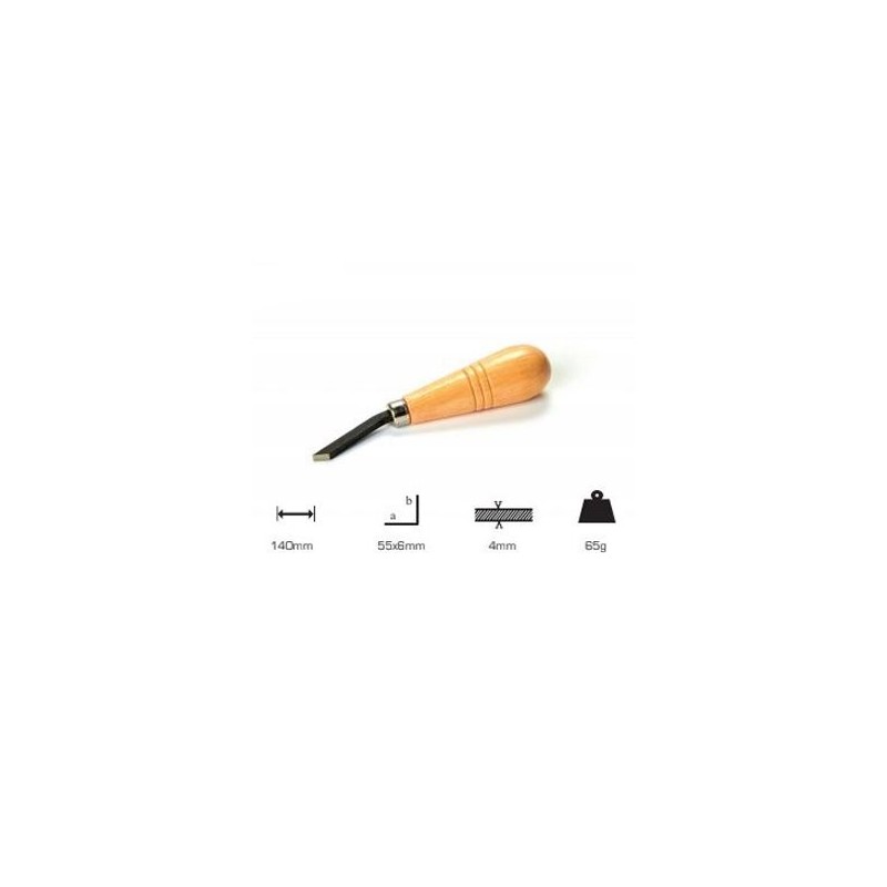 Buril gigante para fondo, 4 mm. ancho