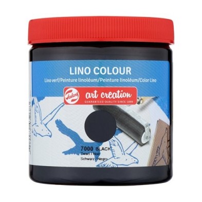 Material Bellas Artes - Pintura - Tinta al agua Linograbado Color Negro 7000, 250 ml. ArtCreation | totenart.com