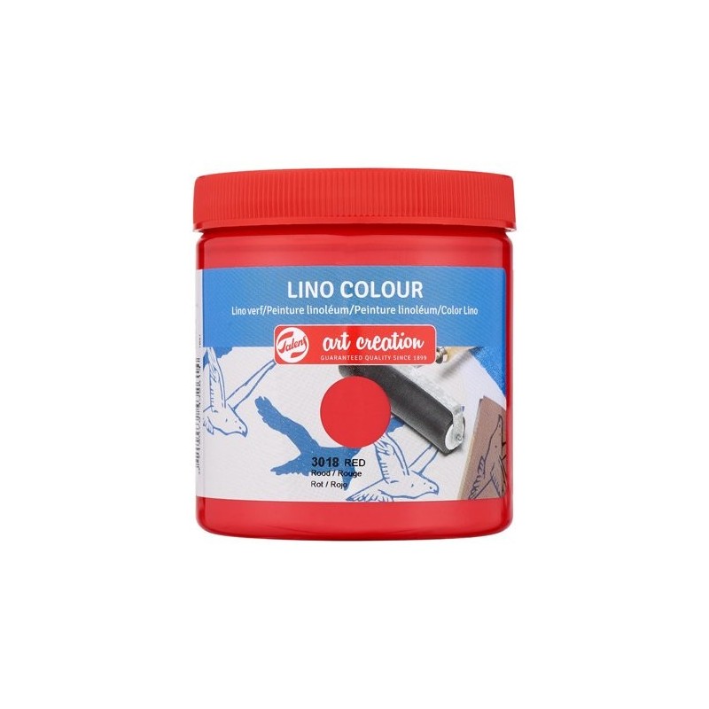 Material Bellas Artes - Pintura - Tinta al agua Linograbado Color Rojo 3018, 250 ml. ArtCreation | totenart.com