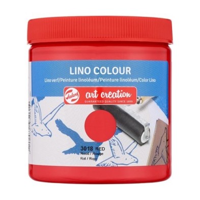 Material Bellas Artes - Pintura - Tinta al agua Linograbado Color Rojo 3018, 250 ml. ArtCreation | totenart.com
