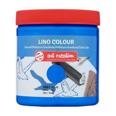 Material Bellas Artes - Pintura - Tinta al agua Linograbado Color Azul 5001, 250 ml. ArtCreation | totenart.com