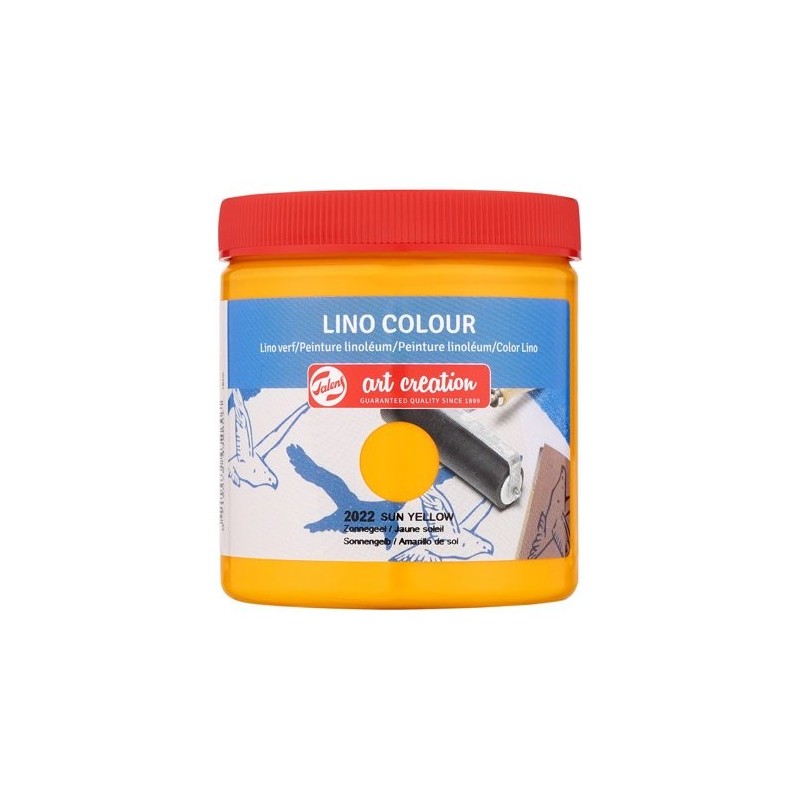 Material Bellas Artes - Pintura - Tinta al agua Linograbado Color Amarillo Sol 2022, 250 ml. ArtCreation | totenart.com