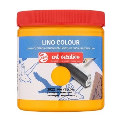 Material Bellas Artes - Pintura - Tinta al agua Linograbado Color Amarillo Sol 2022, 250 ml. ArtCreation | totenart.com