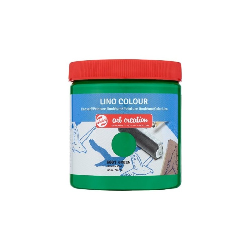 Material Bellas Artes - Pintura - Tinta al agua Linograbado Color Verde 6001, 250 ml. ArtCreation | totenart.com