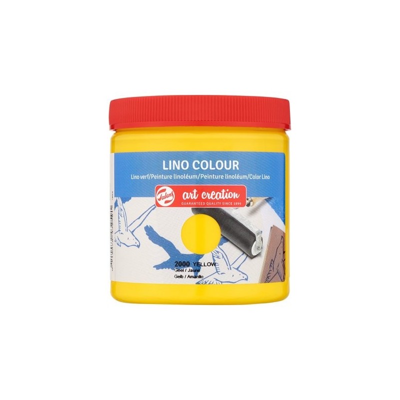 Material Bellas Artes - Pintura - Tinta al agua Linograbado Color Amarillo 2000, 250 ml. ArtCreation | totenart.com