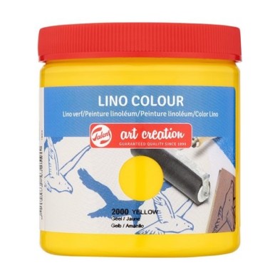 Material Bellas Artes - Pintura - Tinta al agua Linograbado Color Amarillo 2000, 250 ml. ArtCreation | totenart.com