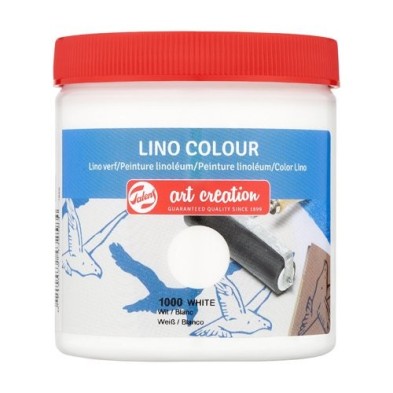Material Bellas Artes - Pintura - Tinta al agua Linograbado Color Blanco 1000, 250 ml. ArtCreation | totenart.com