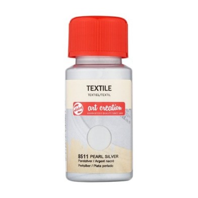 Material Bellas Artes - Pintura - Tinta Textil Plata Perlado 8511, 50 ml. ArtCreation | totenart.com