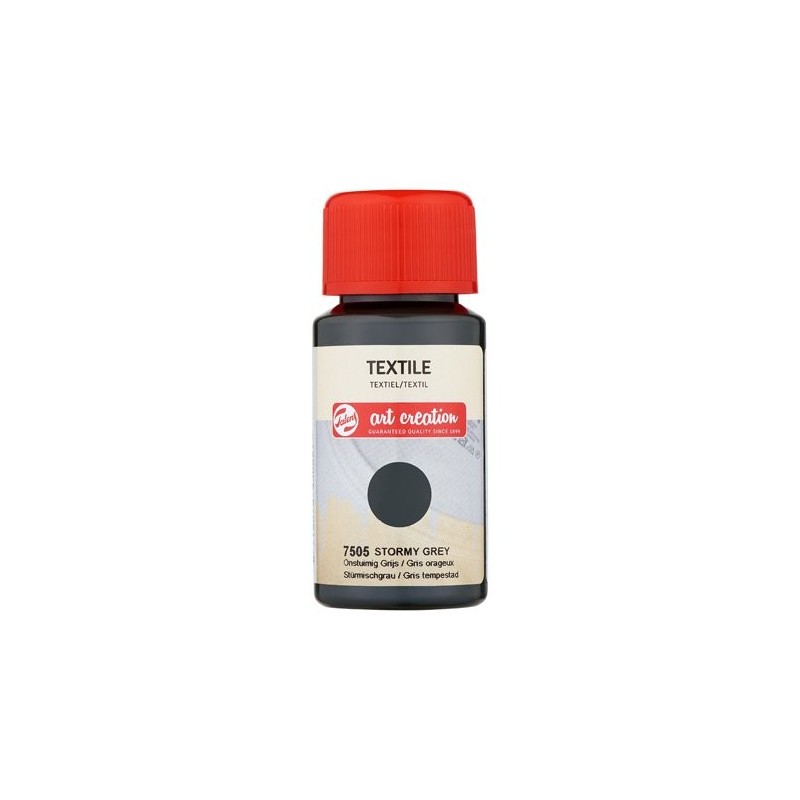 Material Bellas Artes - Pintura - Tinta Textil Gris Tempestad 7505, 50 ml. ArtCreation | totenart.com