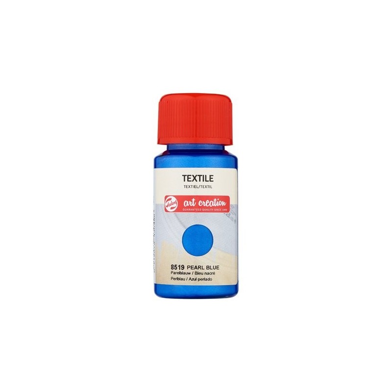 Material Bellas Artes - Pintura - Tinta Textil Azul Perlado 8519, 50 ml. ArtCreation | totenart.com