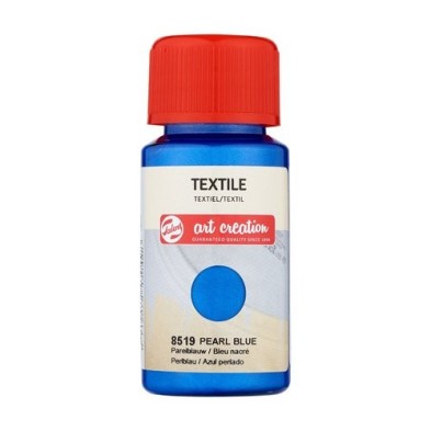 Material Bellas Artes - Pintura - Tinta Textil Azul Perlado 8519, 50 ml. ArtCreation | totenart.com