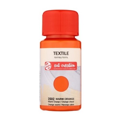 Material Bellas Artes - Pintura - Tinta Textil Naranja Cálido 2502, 50 ml. ArtCreation | totenart.com