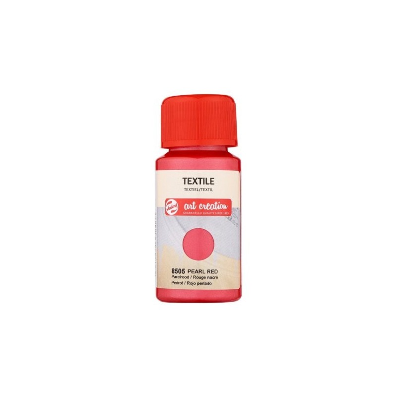 Material Bellas Artes - Pintura - Tinta Textil Rojo Perlado 8505, 50 ml. ArtCreation | totenart.com