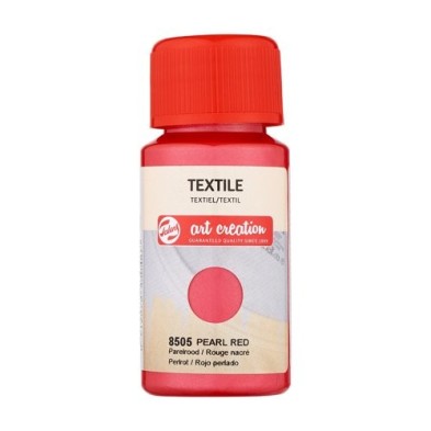 Material Bellas Artes - Pintura - Tinta Textil Rojo Perlado 8505, 50 ml. ArtCreation | totenart.com