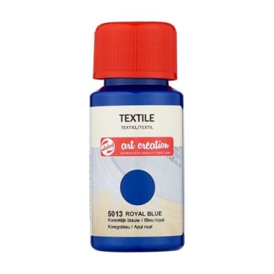 Material Bellas Artes - Pintura - Tinta Textil Azul Real 5013, 50 ml. ArtCreation | totenart.com