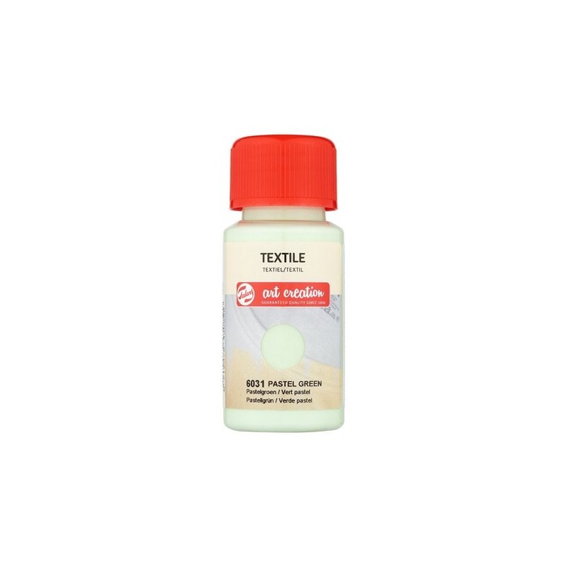 Material Bellas Artes - Pintura - Tinta Textil Verde Pastel 6031, 50 ml. ArtCreation | totenart.com