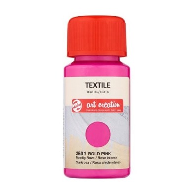 Material Bellas Artes - Pintura - Tinta Textil Rosa Chicle Intenso 3501, 50 ml. ArtCreation | totenart.com