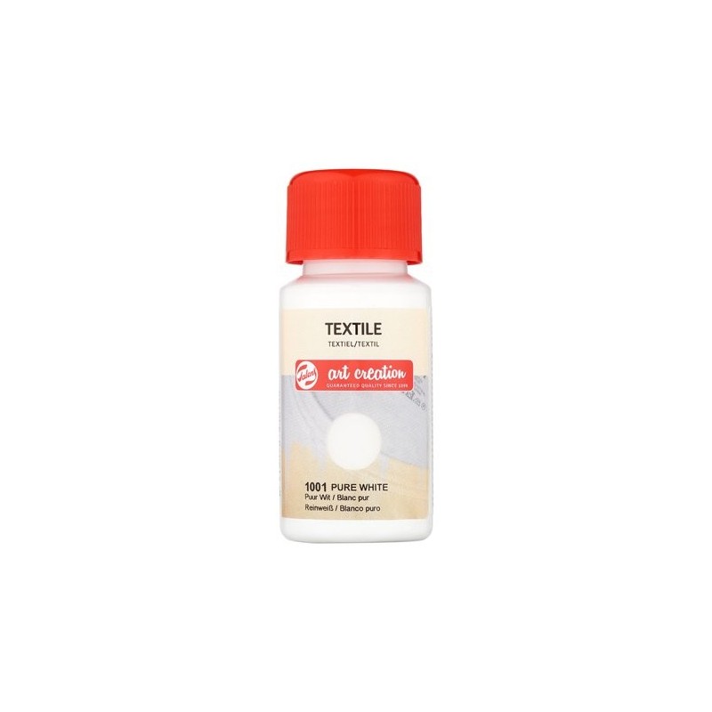 Material Bellas Artes - Pintura - Tinta Textil Blanco Puro 1001, 50 ml. ArtCreation | totenart.com