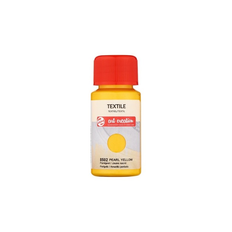 Material Bellas Artes - Pintura - Tinta Textil Amarillo Perlado 8502, 50 ml. ArtCreation | totenart.com