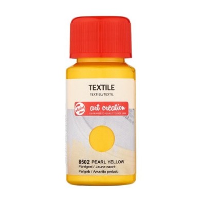 Material Bellas Artes - Pintura - Tinta Textil Amarillo Perlado 8502, 50 ml. ArtCreation | totenart.com