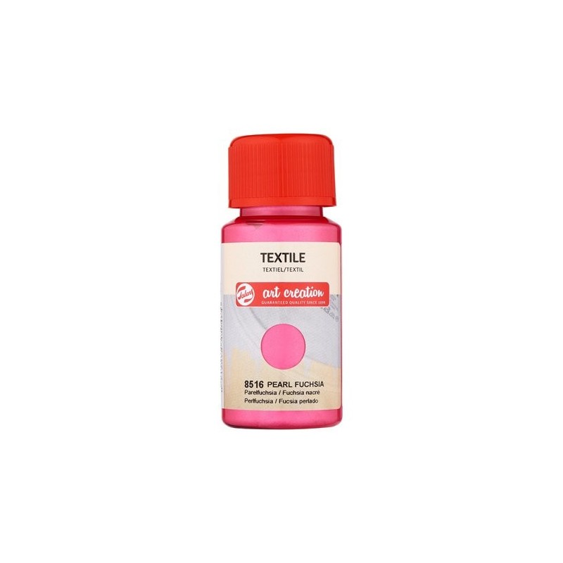 Material Bellas Artes - Pintura - Tinta Textil Fucsia Perlado 8516, 50 ml. ArtCreation | totenart.com