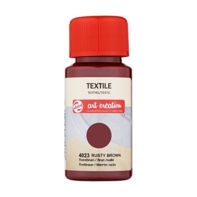 Material Bellas Artes - Pintura - Tinta Textil Marron Óxido 4023, 50 ml. ArtCreation | totenart.com