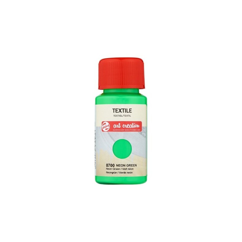 Material Bellas Artes - Pintura - Tinta Textil Verde Neón 8700, 50 ml. ArtCreation ** | totenart.com