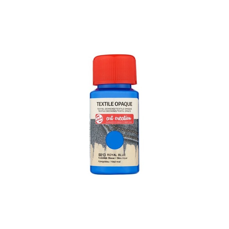 Material Bellas Artes - Pintura - Tinta Textil Opaca Azul Real 5013, 50 ml. ArtCreation | totenart.com