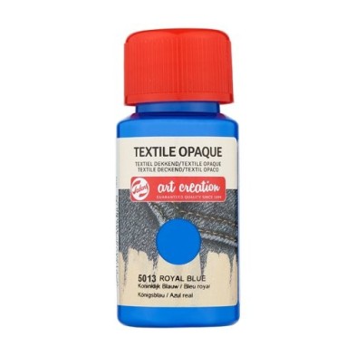 Material Bellas Artes - Pintura - Tinta Textil Opaca Azul Real 5013, 50 ml. ArtCreation | totenart.com