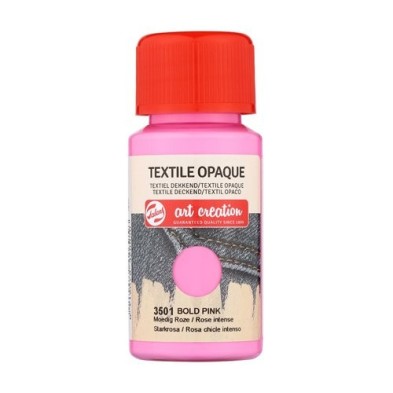 Material Bellas Artes - Pintura - Tinta Textil Opaca Rosa Chicle Intenso 3501, 50 ml. ArtCreation | totenart.com