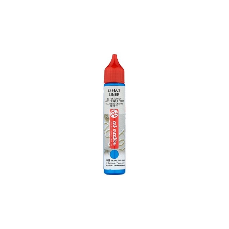 Material Bellas Artes - Pintura - Delineador Efecto Turquesa Perlado 8522, 28 ml. ArtCreation ** | totenart.com