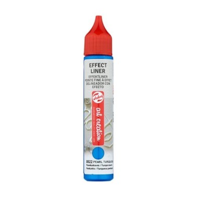 Material Bellas Artes - Pintura - Delineador Efecto Turquesa Perlado 8522, 28 ml. ArtCreation ** | totenart.com
