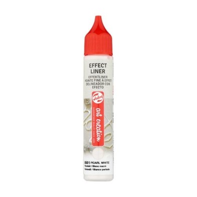 Material Bellas Artes - Pintura - Delineador Efecto Blanco Perlado 8501, 28 ml. ArtCreation ** | totenart.com