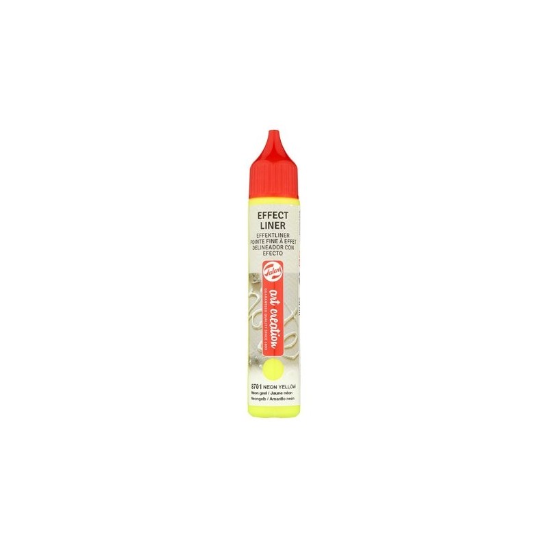Material Bellas Artes - Pintura - Delineador Efecto Amarillo Neón 8701, 28 ml. ArtCreation ** | totenart.com