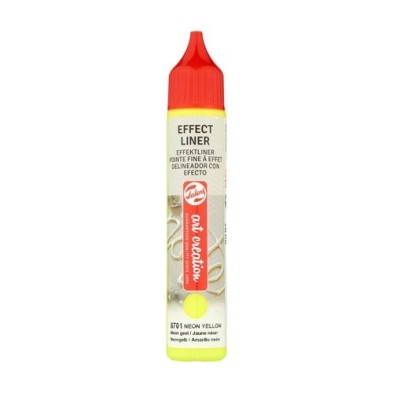 Material Bellas Artes - Pintura - Delineador Efecto Amarillo Neón 8701, 28 ml. ArtCreation ** | totenart.com