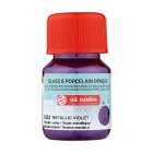 Material Bellas Artes - Pintura - Tinta Opaca Vidrio y Porcelana Violeta Metálico 8203, 30 ml. ArtCreation | totenart.com