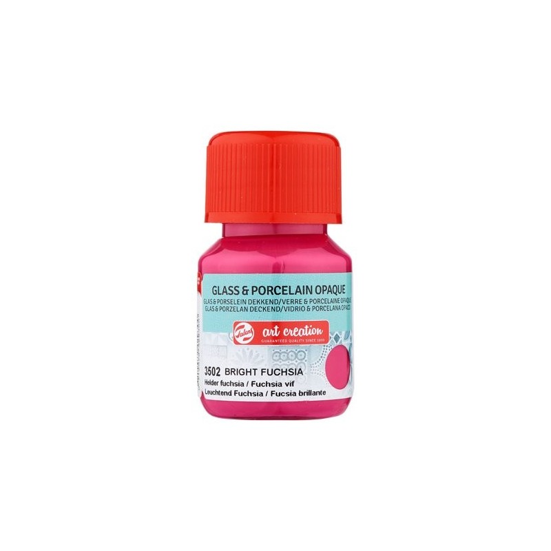 Material Bellas Artes - Pintura - Tinta Opaca Vidrio y Porcelana Fucsia Brillante 3502, 30 ml. ArtCreation | totenart.com