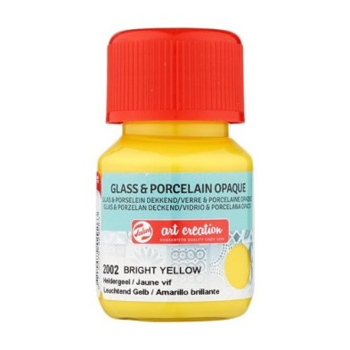 Material Bellas Artes - Pintura - Tinta Opaca Vidrio y Porcelana Amarillo Brillante 2002, 30 ml. ArtCreation | totenart.com