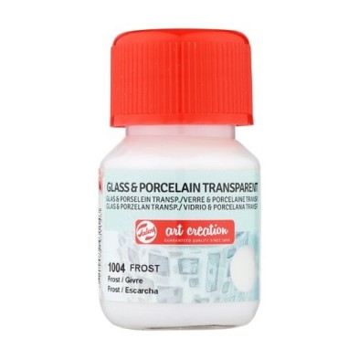 Material Bellas Artes - Pintura - Tinta Transparente Vidrio y Porcelana Escarcha 1004, 30 ml. ArtCreation | totenart.com