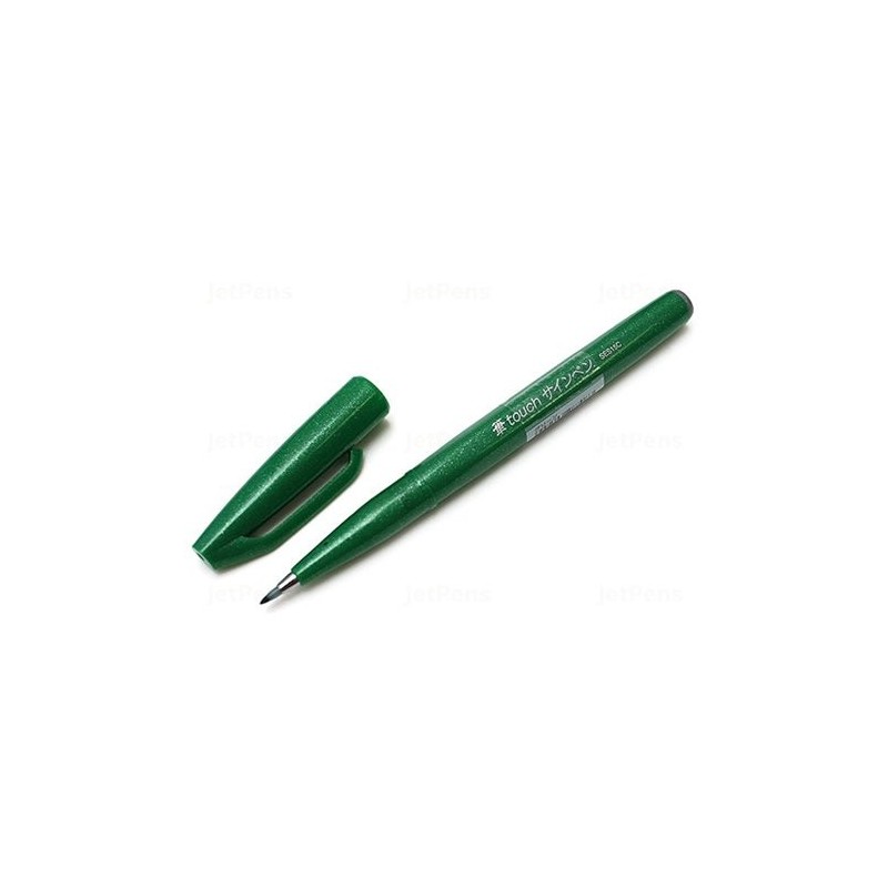 Material Bellas Artes - Pintura - Rotulador Pincel Pentel Touch, Verde | totenart.com