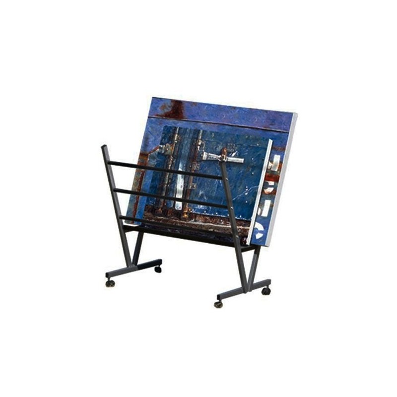 Material Bellas Artes - Pintura - Portacarpetas y láminas metálico con ruedas, Totenart | totenart.com