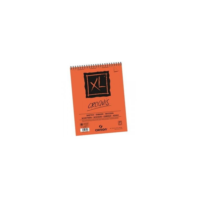 Material Bellas Artes-Dibujo-Block XL Croquis Canson 29.7x42 cm. 90 gr. 120 h.