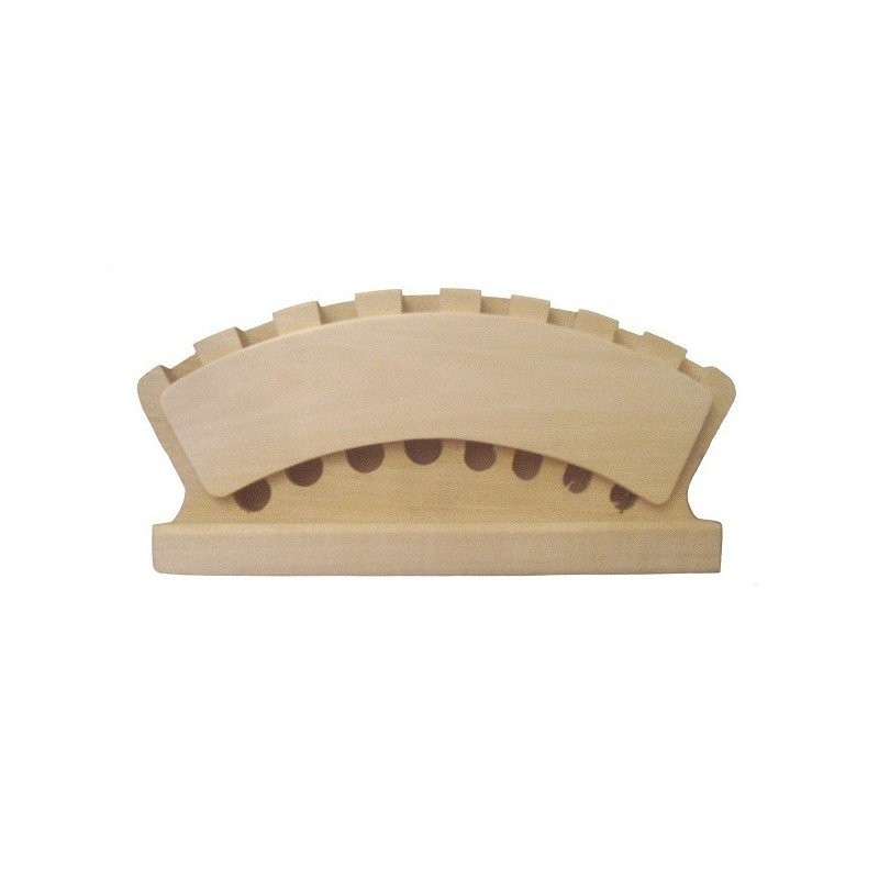 Material Bellas Artes - Pintura - Portapinceles EXPOSITOR madera para 8 pinceles | totenart.com