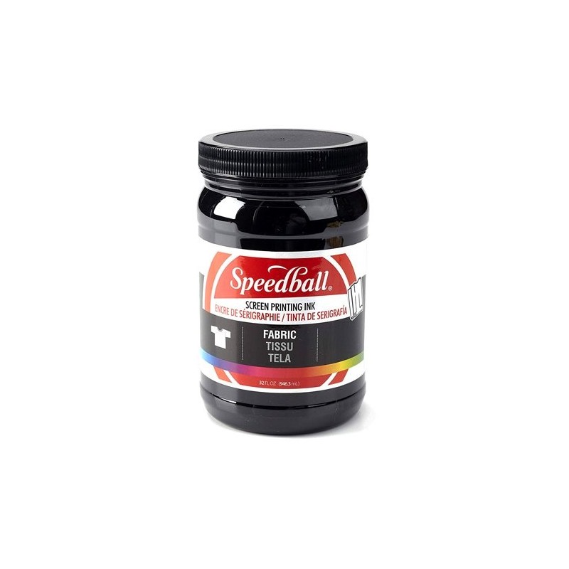 Material Bellas Artes - Pintura - Tinta serigrafia al agua Negro 946 ml. Speedball | totenart.com