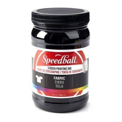 Material Bellas Artes - Pintura - Tinta serigrafia al agua Negro 946 ml. Speedball | totenart.com