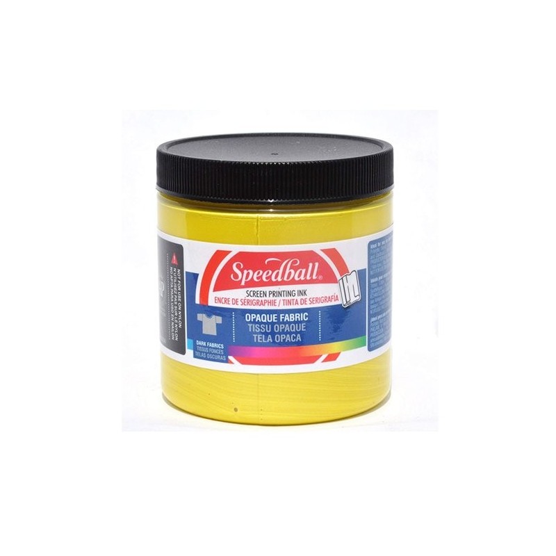 Material Bellas Artes-Serigrafia-Tinta serigrafia al agua Amarillo 236 ml. Speed
