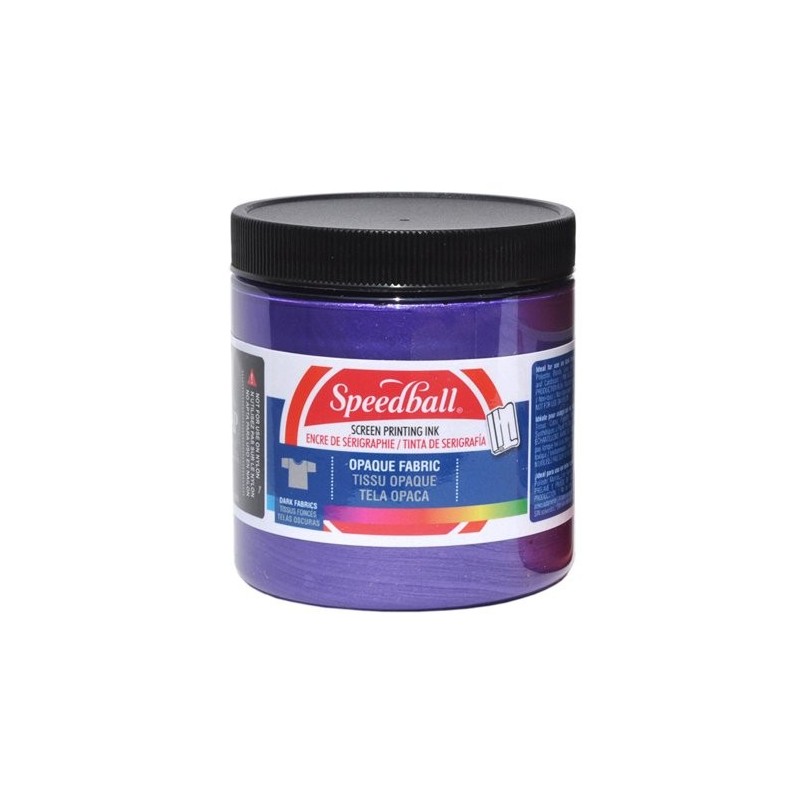 Material Bellas Artes-Serigrafia-Tinta serigrafia al agua Violeta 236 ml. Speedb